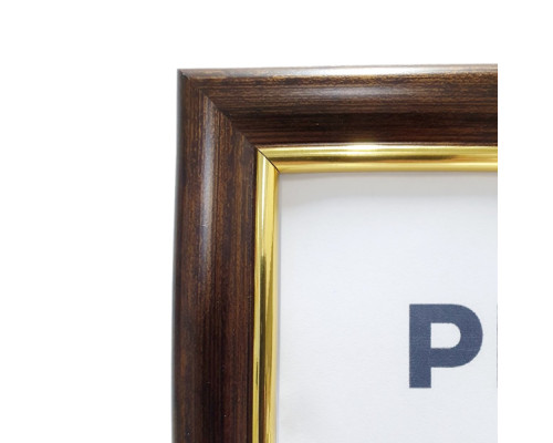 Фоторамка A4 c ножкой-подставкой, Мокко 17мм F1701-01* CM*2042