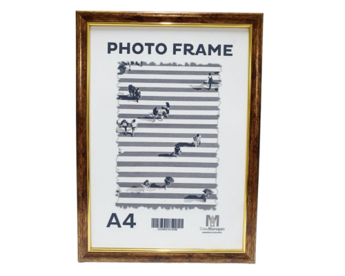 Rama foto A4 cu suport, Ciocolată aurie 17мм F1701-03* CM*2066 Rama foto A4 cu suport, Ciocolată aurie 17мм F1701-03* CM*2066