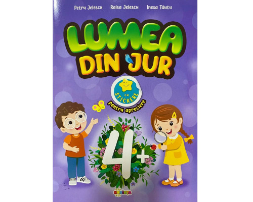 Lumea din jur 4+ cu stikere D*0087