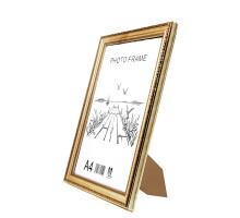 Rama foto A4 cu suport aur deschis cu ornament 25-01-03 CM*3316