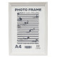Rama foto A4 cu suport, alb, 17мм F1701-015 CM*2011