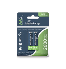 Батарейка аккумулятор AA MediaRange, NiMH Micro, HR06, 1,2V, 2шт. MRBAT123 (6)