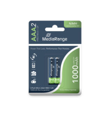 Батарейка аккумулятор AAA MediaRange, NiMH Micro, HR03, 1,2V, 2шт. MRBAT122 (6)
