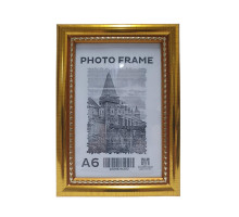 Rama foto A6 (10*15) cu suport, aur cu margina mărgele 19мм F1917-0490 CM*2073