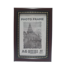 Rama foto A6 (10*15) cu suport, maro cu margina mărgele19мм F1917-183-10 CM*1991