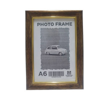 Фоторамка A6 (10*15) c ножкой-подставкой, Золотой шоколад 17мм F1701-03* CM*2165