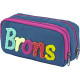 Penar 2 compartimente, monohrom cu broderie, asorti BR-3243 (24/144)