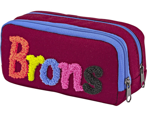 Penar 2 compartimente, monohrom cu broderie, asorti BR-3243 (24/144)