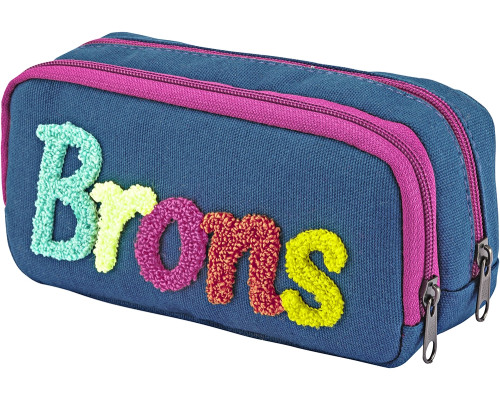 Penar 2 compartimente, monohrom cu broderie, asorti BR-3243 (24/144)