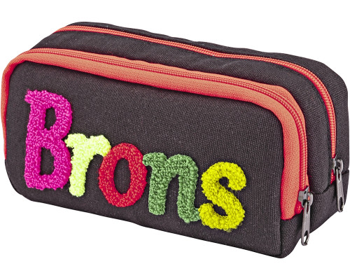 Penar 2 compartimente, monohrom cu broderie, asorti BR-3243 (24/144)