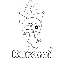 Набор детский для рисования на холсте 20*25 "Kuromi My Love" 7016
