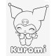 Set de pictat pe pânză pentru copii 20x25 "Kuromi Drăguță" +6vopsee +pensula 7020