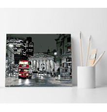 Set pictură pe numere 40*50 "Londra de noapte" ECO(fara cutie) 3271