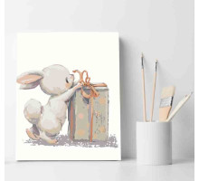 Set pictură pe numere 40*50 "Cadou drăguț" ECO(fara cutie) 3481