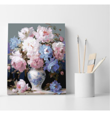 Set pictură pe numere 40*50 "Gingășie în vază" ECO(fara cutie) 4322