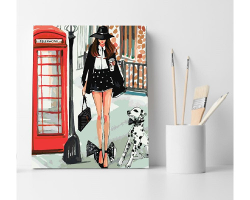 Set pictură pe numere 40*50 "Urban Glamour" ECO(fara cutie) 4410