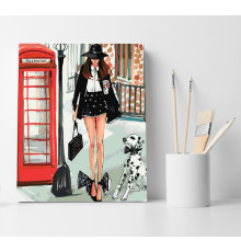 Set pictură pe numere 40*50 "Urban Glamour" ECO(fara cutie) 4410