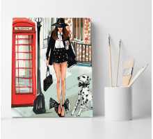 Set pictură pe numere 40*50 "Urban Glamour" ECO(fara cutie) 4410