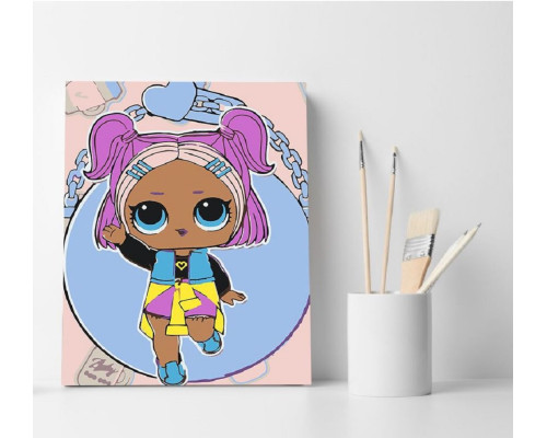 Set pictură pe numere 40*50 "LOL" ECO(fara cutie) 2960