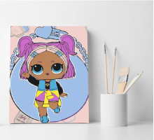 Set pictură pe numere 40*50 "LOL" ECO(fara cutie) 2980