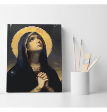Set pictură pe numere 40*50 "Rugăciunea Maicii Domnului" ECO(fara cutie) 2966