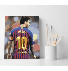 Набор для рисования по номерам 40*50 "Messi" ECO(без коробки) 2984
