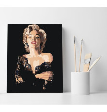 Set pictură pe numere 40*50 "Marilyn Monroe" ECO(fara cutie) 3035