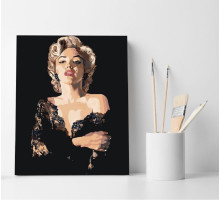 Set pictură pe numere 40*50 "Marilyn Monroe" ECO(fara cutie) 3035