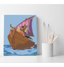 Set pictură pe numere 40*50 "Scooby Doo" ECO(fara cutie) 3561