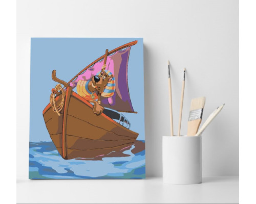 Набор для рисования по номерам 40*50 "Scooby Doo" ECO(без коробки) 3561
