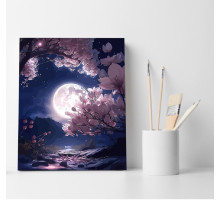 Set pictură pe numere 40*50 "Visul sakurei" ECO(fara cutie) 4221