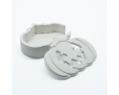 Figurina din gips felinar "Dovleac de Halloween" 2 piese, 7*10*3cm. CM*