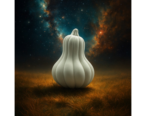 Figurina din gips "Dovleac lung" h 9cm. CM*