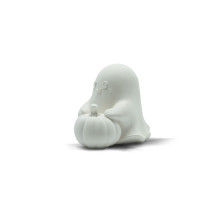 Гипсовая фигурка "Призрак с тыквой в руке" h 5.5cm. CM*