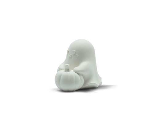 Гипсовая фигурка "Призрак с тыквой в руке" h 5.5cm. CM*