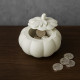 Гипсовая фигурка баночка с крышкой "Тыква" 2 детали, h 6cm. CM*