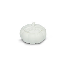 Гипсовая фигурка баночка с крышкой "Тыква" 2 детали, h 6cm. CM*