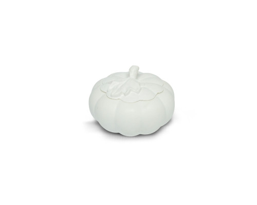 Гипсовая фигурка баночка с крышкой "Тыква" 2 детали, h 6cm. CM*