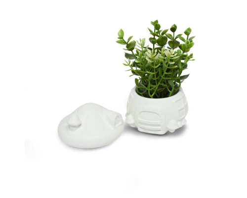 Гипсовая фигурка баночка с крышкой "Грибок" 2 детали, h 9cm. CM*