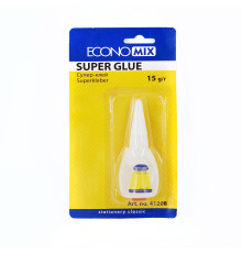 Супер клей Economix 15 gr E41208