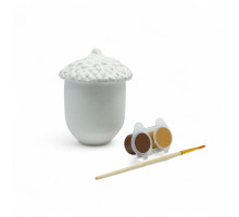 Set creatie cu figurina din gips "Ghinda" 2 piese, h 11.5cm. CM*3100
