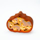 Set creatie cu figurina din gips "Dovleac de Halloween" (craniu), 2 piese, 7*10*3cm. CM*