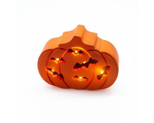 Set creatie cu figurina din gips "Dovleac de Halloween" (liliac), 2 piese, 7*10*3cm. CM*