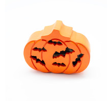 Set creatie cu figurina din gips "Dovleac de Halloween" (liliac), 2 piese, 7*10*3cm. CM*