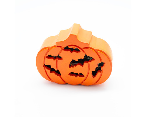Set creatie cu figurina din gips "Dovleac de Halloween" (liliac), 2 piese, 7*10*3cm. CM*