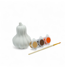 Set creatie cu figurina din gips "Dovleac lung" h 9cm. CM*3117