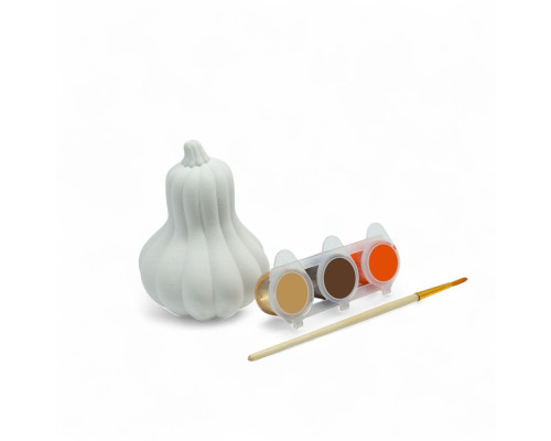 Набор для творчества с гипсовой фигуркой "Тыква длинная" h 9cm. CM*3117