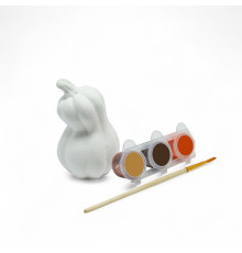 Set creatie cu figurina din gips "Dovleac indoit" h 9cm. CM*3124