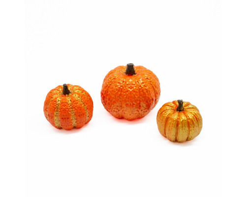 Набор для творчества с гипсовыми фигурками "Тыква" 3 шт., h 3, h 4, h 5cm. CM*3131