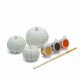 Set creatie cu figurine din gips "Dovleac" 3 piese, h 3, h 4, h 5cm. CM*3131